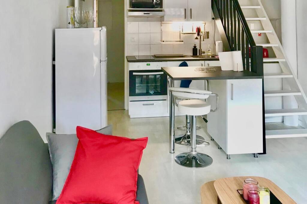툴루즈 Loft Sous Les Toits Lumineux - Capitole-Daurade-Esquirol - Wifi 아파트 외부 사진