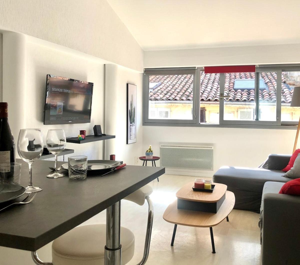 툴루즈 Loft Sous Les Toits Lumineux - Capitole-Daurade-Esquirol - Wifi 아파트 외부 사진